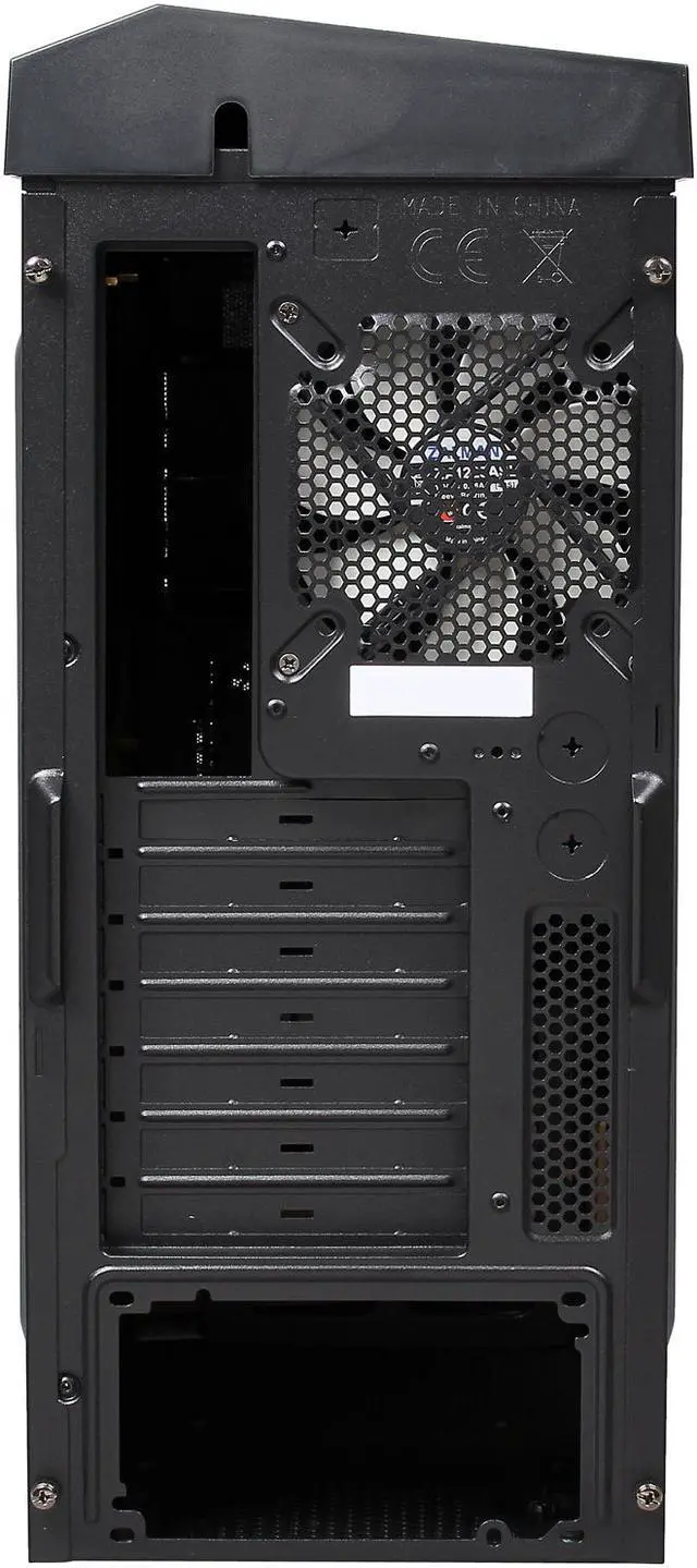 Alt view image 9 of 10 - ZALMAN Z5 Black Steel / Plastic ATX Mid Tower Computer Case Compatible with Standard ATX / ATX12V (not included) Power Supply