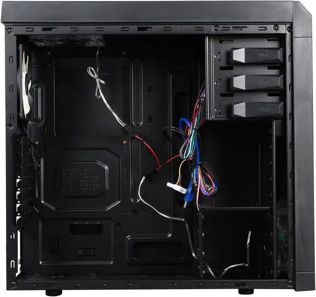 Alt view image 7 of 10 - ZALMAN Z5 Plus Black Steel / Plastic ATX Mid Tower Computer Case