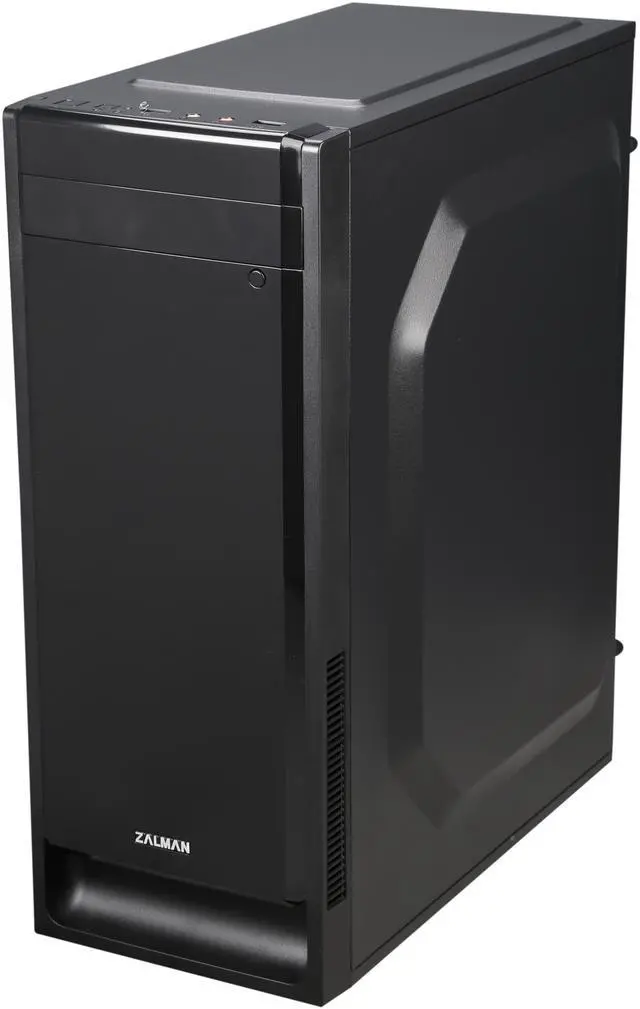 Alt view image 3 of 10 - ZALMAN T2 Plus Black ATX Mini Tower Computer Case  Compatible with Standard ATX / ATX 12V Power Supply