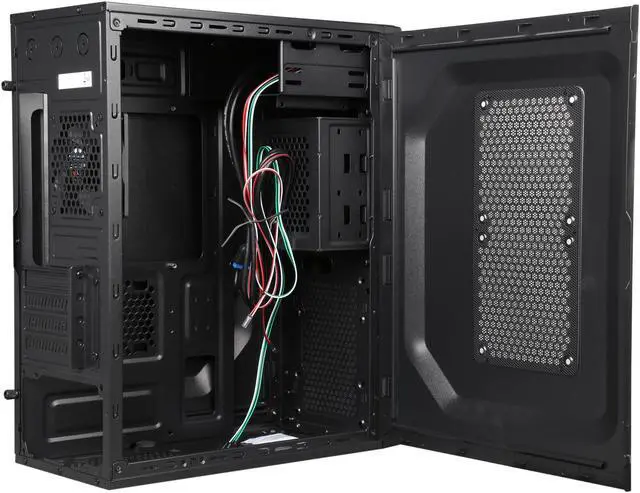 Alt view image 5 of 10 - ZALMAN T2 Plus Black ATX Mini Tower Computer Case  Compatible with Standard ATX / ATX 12V Power Supply