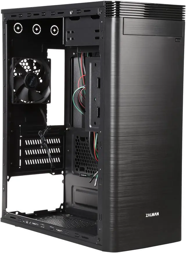 Alt view image 8 of 9 - ZALMAN T5 Black ATX Mini Tower Computer Case