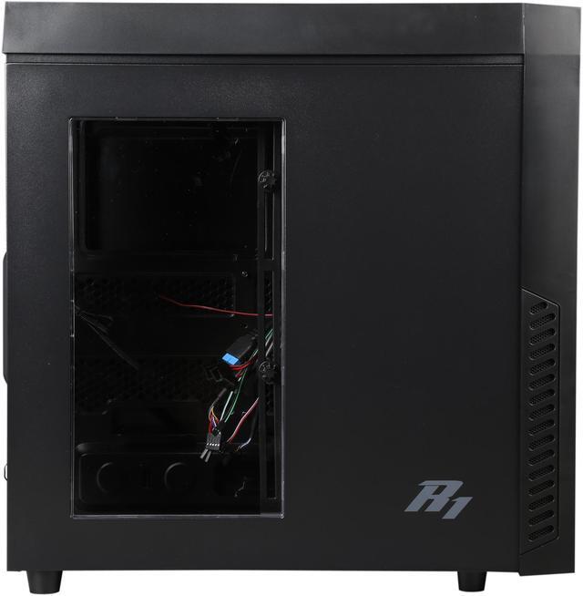 Alt view image 4 of 10 - ZALMAN R1 Black ATX Mid Tower Computer Case Standard ATX / ATX 12V Power Supply