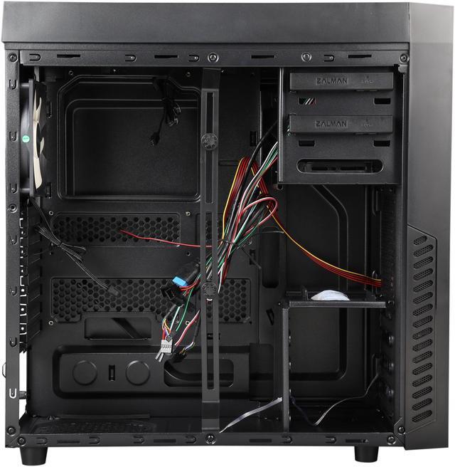Alt view image 6 of 10 - ZALMAN R1 Black ATX Mid Tower Computer Case Standard ATX / ATX 12V Power Supply