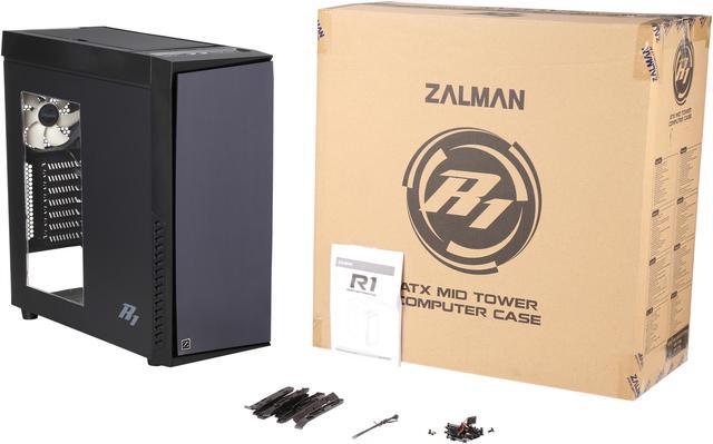 Alt view image 10 of 10 - ZALMAN R1 Black ATX Mid Tower Computer Case Standard ATX / ATX 12V Power Supply