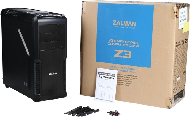 Open Box: ZALMAN Z3 Black Computer Case - Newegg.com