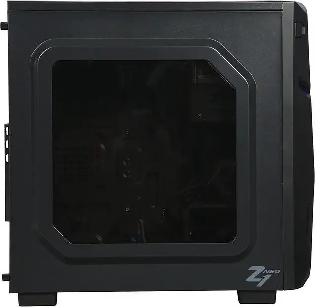 Alt view image 3 of 8 - ZALMAN Z1 Neo Black Steel / Plastic ATX Mid Tower Computer Case Standard ATX / Micro ATX / ITX Power Supply