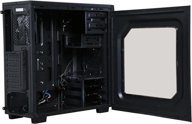 Alt view image 5 of 8 - ZALMAN Z1 Neo Black Steel / Plastic ATX Mid Tower Computer Case Standard ATX / Micro ATX / ITX Power Supply
