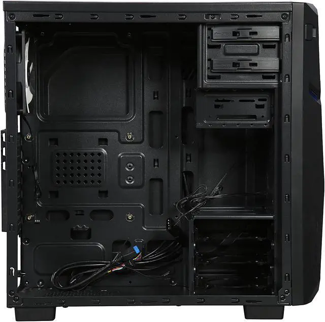 Alt view image 6 of 8 - ZALMAN Z1 Neo Black Steel / Plastic ATX Mid Tower Computer Case Standard ATX / Micro ATX / ITX Power Supply