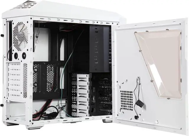 Alt view image 7 of 10 - ZALMAN Z11 Plus White Black Steel / Plastic ATX Mid Tower Computer Case