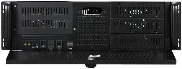 Alt view image 5 of 8 - TOPOWER TP-3155-500W 3U Rackmount Server Case w/ 500W Power Supply