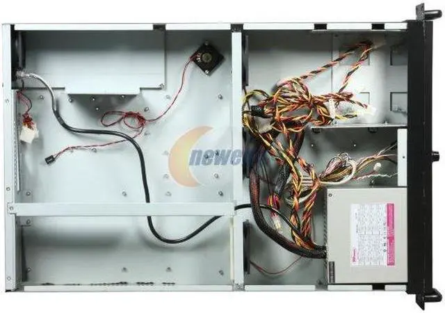 Alt view image 6 of 7 - TOPOWER TP-2166B-500S-H3 2U Rackmount Server Chassis w/ 500W Power Supply 2 External 5.25" Drive Bays