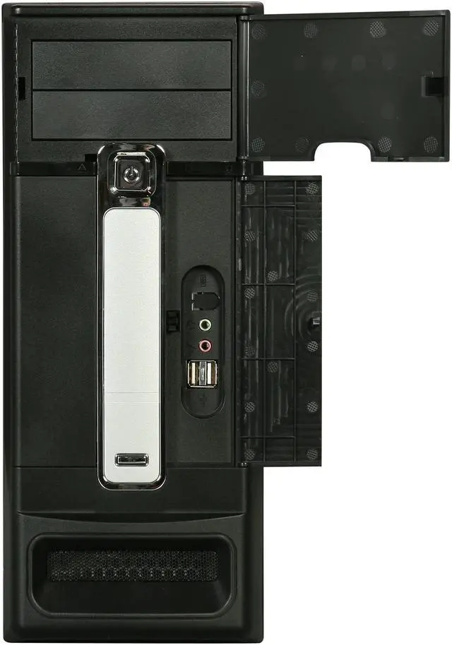 Alt view image 2 of 9 - TOPOWER TP-1687BB-300 Black SECC 0.8mm Micro ATX Desktop Computer Case 300W SFX Power Supply