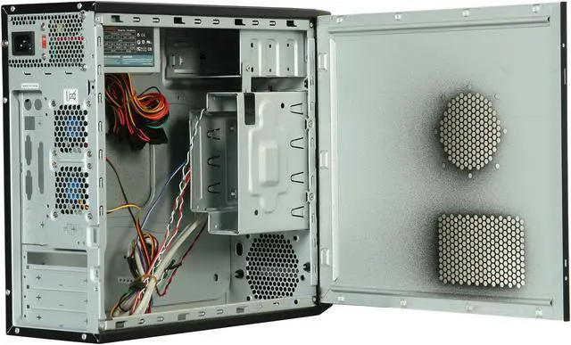 Alt view image 5 of 9 - TOPOWER TP-1687BB-300 Black SECC 0.8mm Micro ATX Desktop Computer Case 300W SFX Power Supply