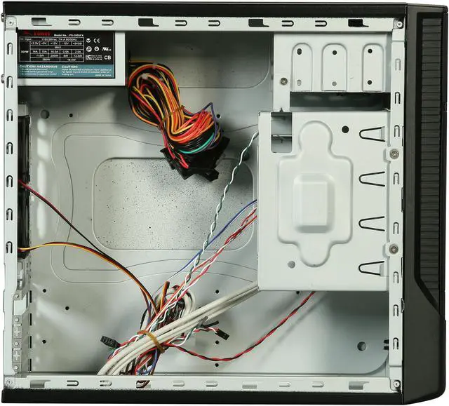 Alt view image 6 of 9 - TOPOWER TP-1687BB-300 Black SECC 0.8mm Micro ATX Desktop Computer Case 300W SFX Power Supply