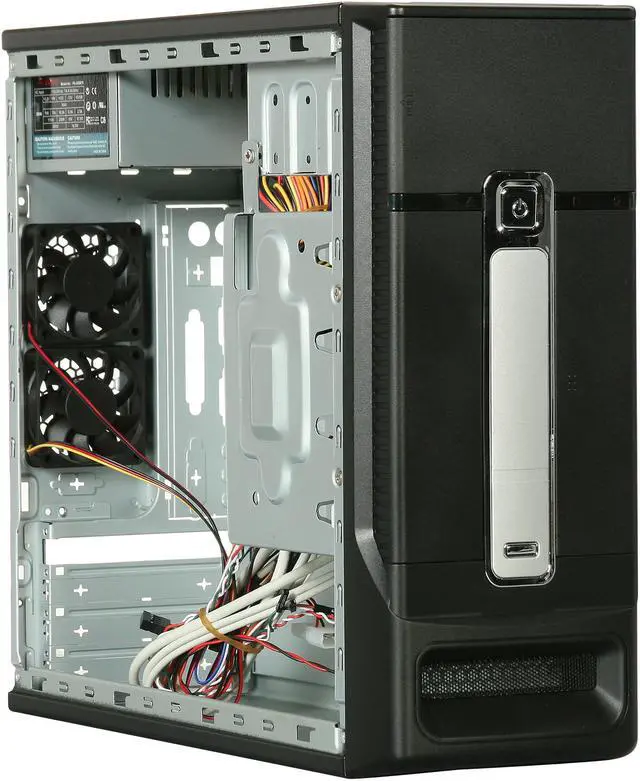 Alt view image 7 of 9 - TOPOWER TP-1687BB-300 Black SECC 0.8mm Micro ATX Desktop Computer Case 300W SFX Power Supply