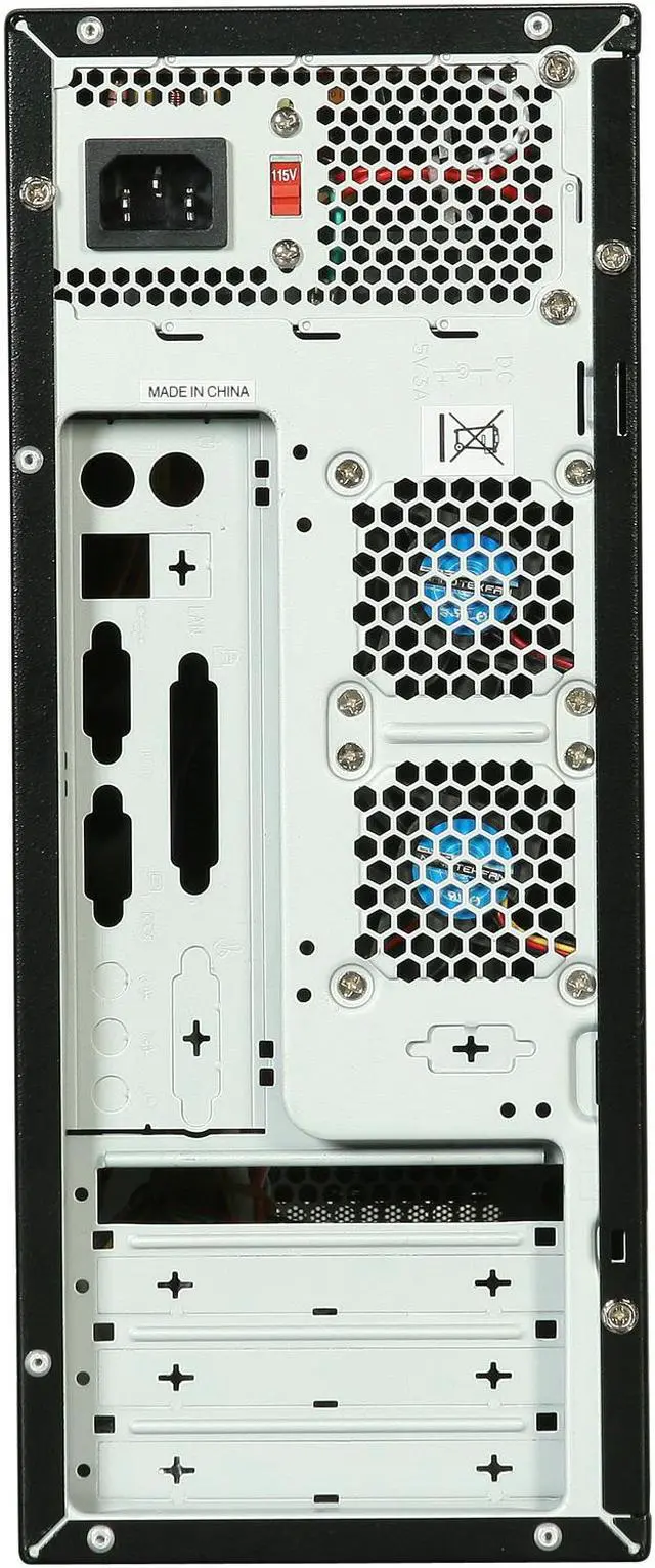 Alt view image 8 of 9 - TOPOWER TP-1687BB-300 Black SECC 0.8mm Micro ATX Desktop Computer Case 300W SFX Power Supply