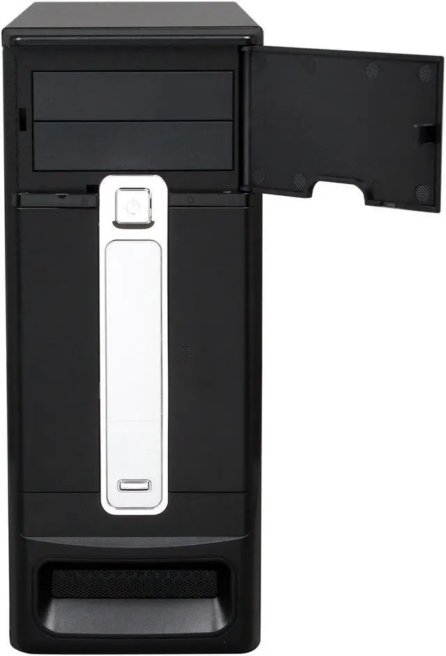 Alt view image 2 of 9 - TOPOWER TP-1687BB-400 Black SECC 0.8mm Micro ATX Desktop Computer Case 400W SFX Power Supply