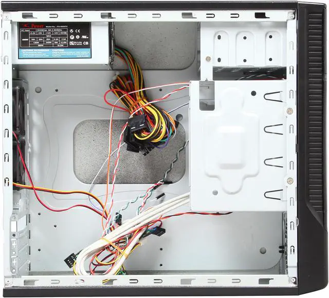 Alt view image 6 of 9 - TOPOWER TP-1687BB-400 Black SECC 0.8mm Micro ATX Desktop Computer Case 400W SFX Power Supply