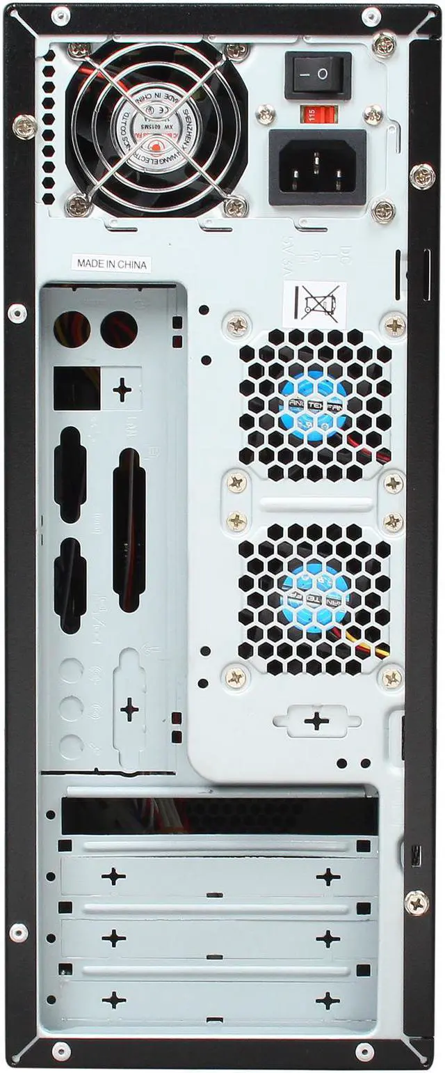 Alt view image 8 of 9 - TOPOWER TP-1687BB-400 Black SECC 0.8mm Micro ATX Desktop Computer Case 400W SFX Power Supply