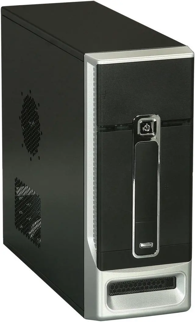 Main image of TOPOWER TP-1687BS-300 Black / Silver SECC 0.8mm Micro ATX Desktop Computer Case 300W SFX Power Supply