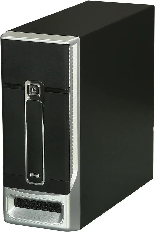 Alt view image 3 of 9 - TOPOWER TP-1687BS-300 Black / Silver SECC 0.8mm Micro ATX Desktop Computer Case 300W SFX Power Supply