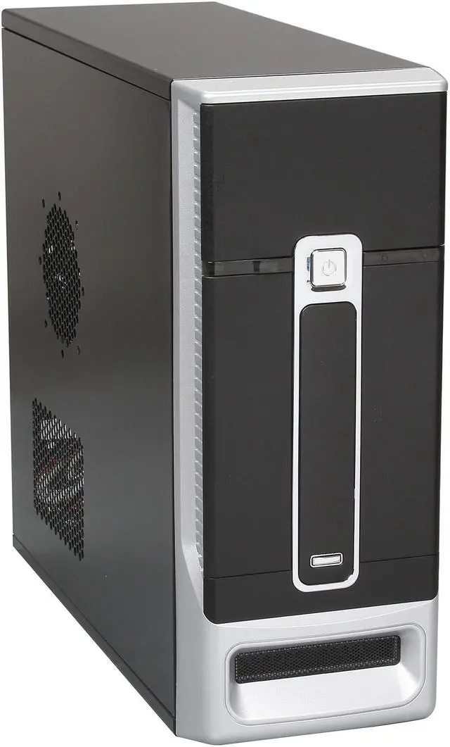 Main image of TOPOWER TP-1687BS-400 Black / Silver SECC 0.8mm Micro ATX Desktop Computer Case 400W SFX Power Supply