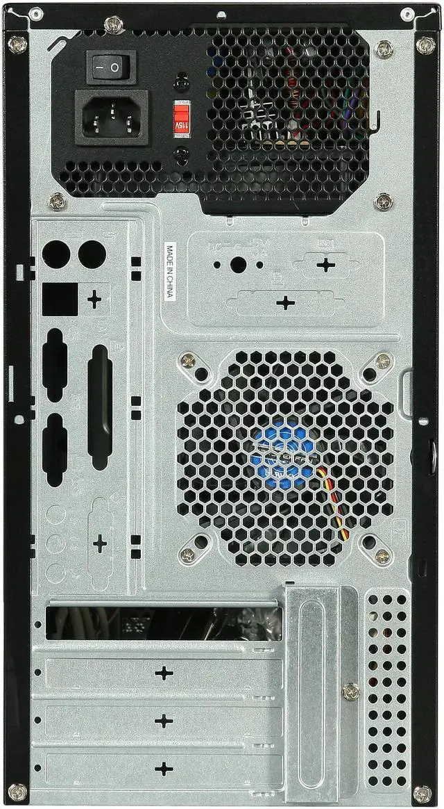 Alt view image 8 of 9 - TOPOWER TP-3030BB-450 Black SGCC 0.45mm Micro ATX Mini Tower Computer Case 450W Power Supply