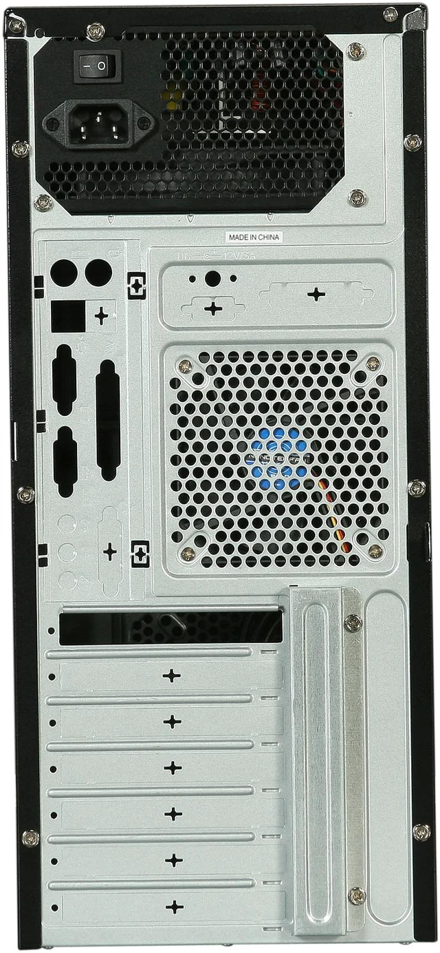 Alt view image 8 of 9 - TOPOWER TP-4107BB-400 Black SGCC 0.4mm ATX Mid Tower Computer Case 400W Power Supply