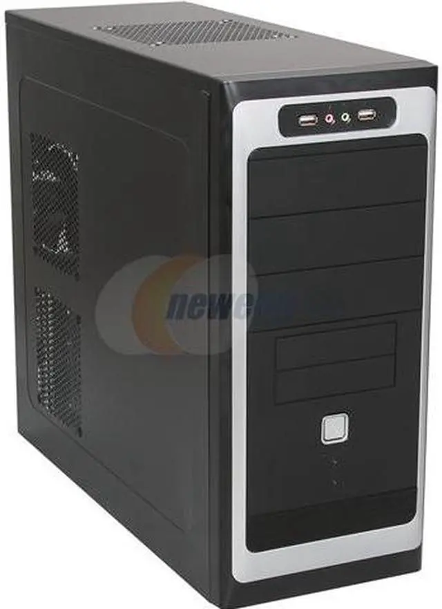 Main image of TOPOWER TP-6208BB Black SGCC Metal ATX Mid Tower Computer Case