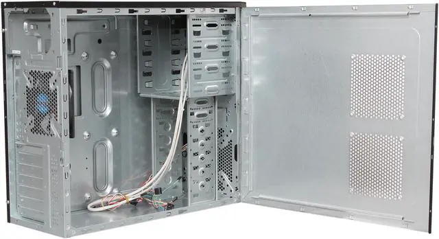 Alt view image 5 of 9 - TOPOWER TP-6208BB Black SGCC Metal ATX Mid Tower Computer Case