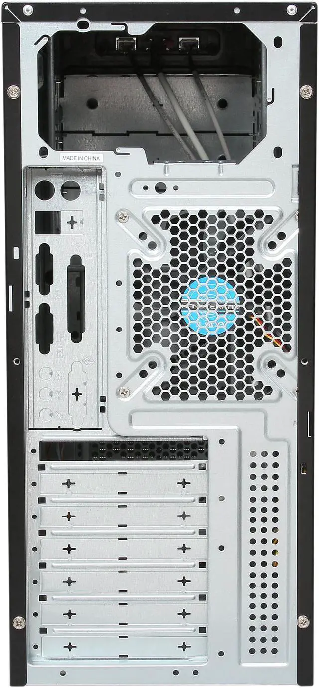 Alt view image 8 of 9 - TOPOWER TP-6208BB Black SGCC Metal ATX Mid Tower Computer Case