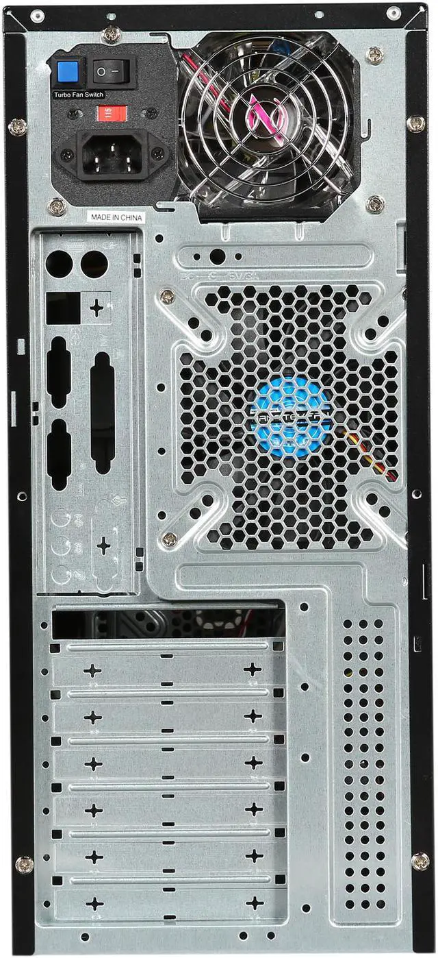 Alt view image 8 of 9 - TOPOWER TP-6205BB-500 Black SGCC 0.5mm ATX Mid Tower Computer Case 500W Power Supply