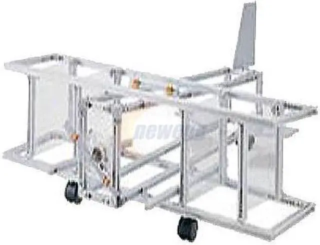 Main image of Lubic Airplane A01 Silver Aluminum ATX Mid Tower Computer Case