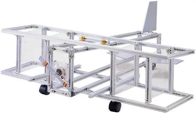 Alt view image 3 of 4 - Lubic Airplane A01 Silver Aluminum ATX Mid Tower Computer Case