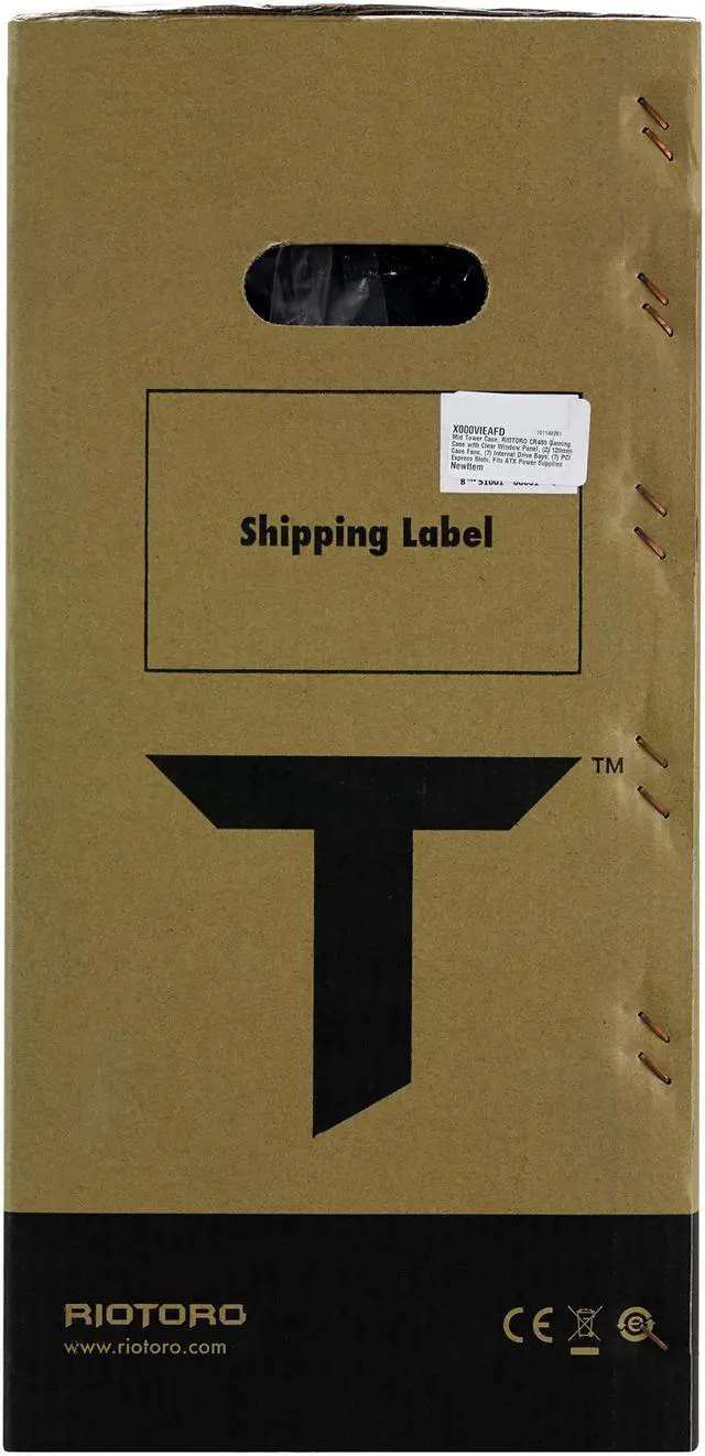 Alt view image 18 of 19 - Riotoro CR480 SPCC Cold Roll Steel ATX Mid Tower Computer Case