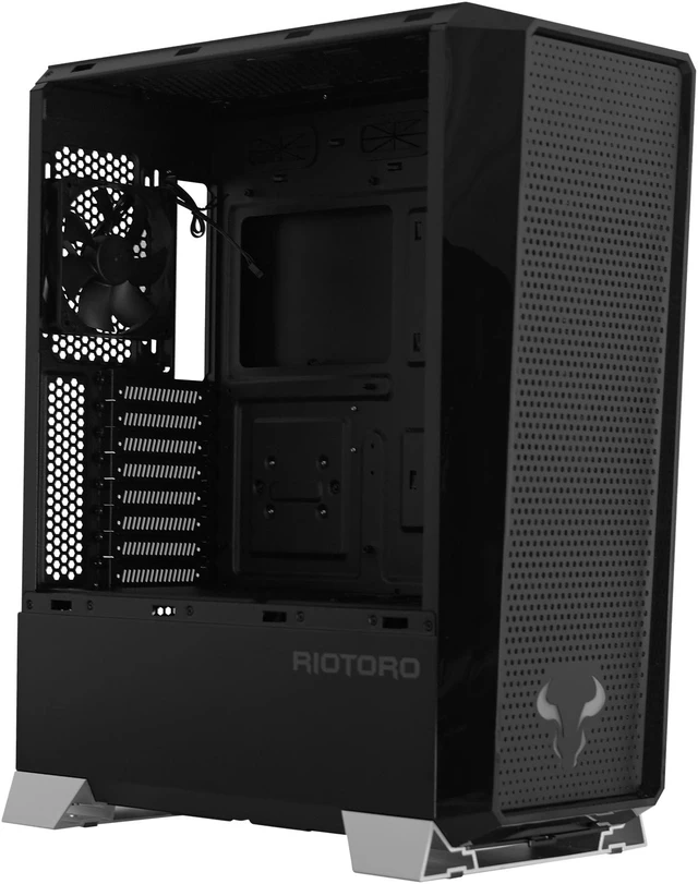 Riotoro CR1280 SPCC Metal & Aluminum Feet ATX Full Tower Computer Case ...