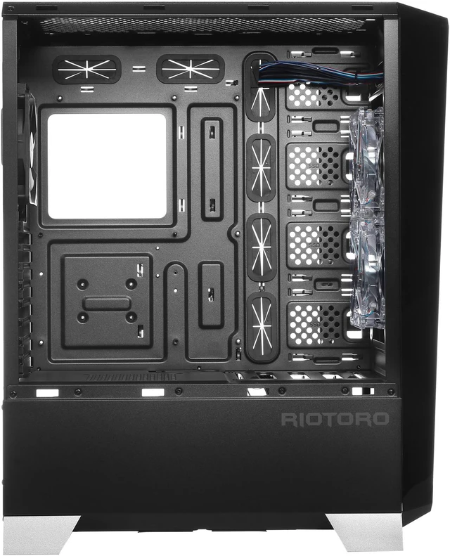 Riotoro CR1280 SPCC Metal & Aluminum Feet ATX Full Tower Computer Case ...