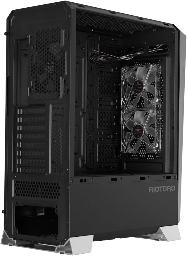 Riotoro CR1280 SPCC Metal & Aluminum Feet ATX Full Tower Computer Case ...