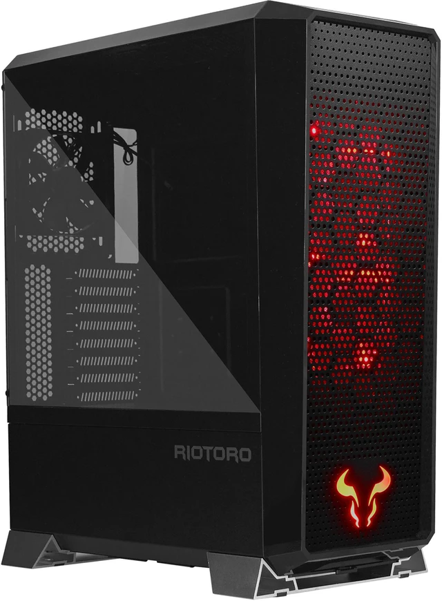 Riotoro CR1280 SPCC Metal & Aluminum Feet ATX Full Tower Computer Case ...