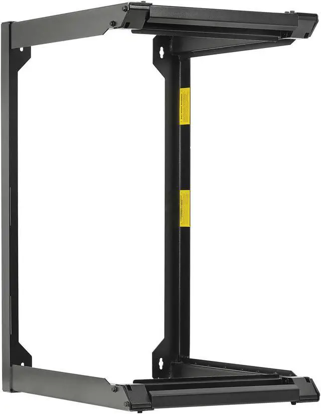 Alt view image 3 of 7 - Tripp Lite SRWO16US Wallmount Open Frame Rack 16U 2-Post Hinged Front Heavy Duty
