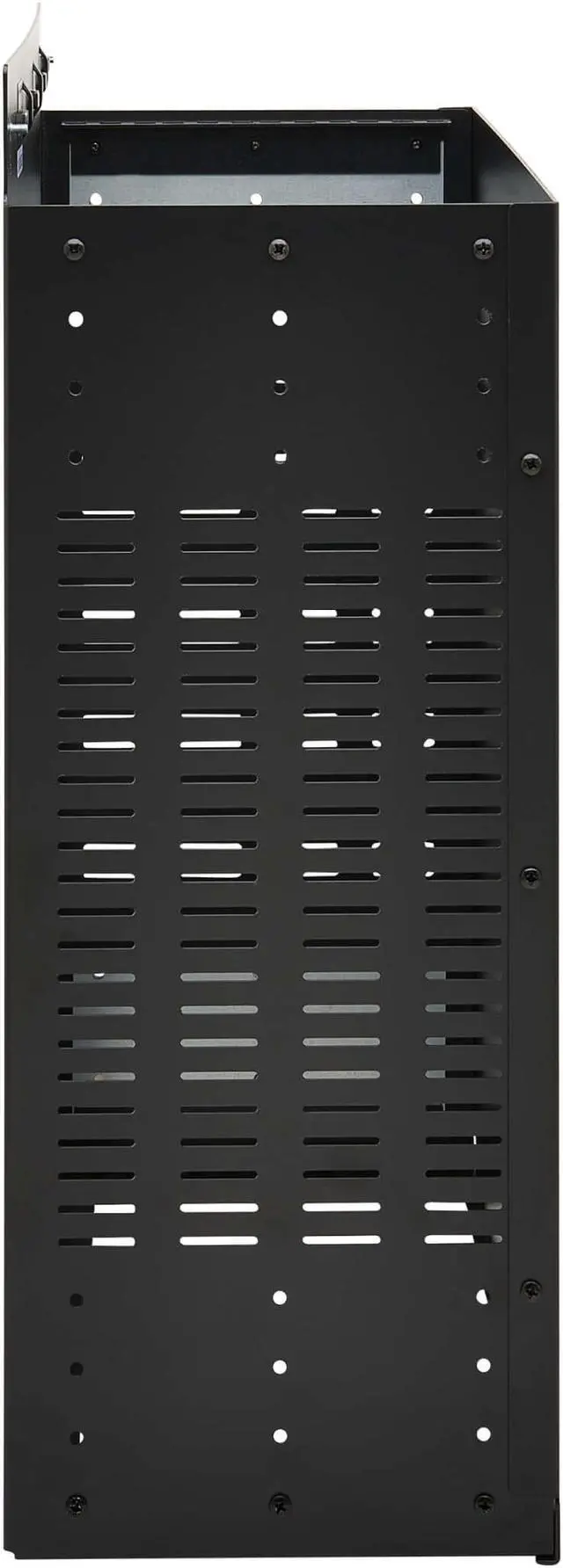 Alt view image 4 of 5 - Tripp Lite SmartRack 4U Low-Profile Vertical-Mount Vented Wall-Mount Mini Rack Enclosure - Black  SRWO4UBRKT