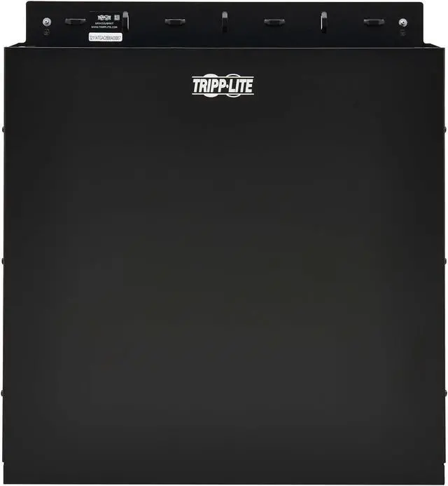 Alt view image 3 of 5 - Tripp Lite SmartRack 2U Low-Profile Vertical-Mount Vented Wall-Mount Mini Rack Enclosure - Black SRWO2UBRKT
