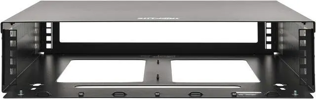Alt view image 5 of 5 - Tripp Lite SmartRack 2U Low-Profile Vertical-Mount Vented Wall-Mount Mini Rack Enclosure - Black SRWO2UBRKT