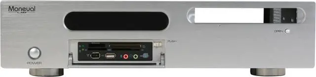 Alt view image 4 of 13 - Moneual Silver Aluminum MONCASO 301 P Micro ATX Media Center / HTPC Case