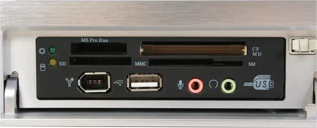 Alt view image 5 of 13 - Moneual Silver Aluminum MONCASO 301 P Micro ATX Media Center / HTPC Case