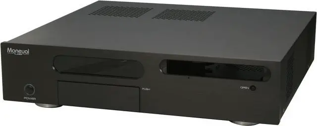 Main image of Moneual Black Aluminum MONCASO 301 B Micro ATX Media Center / HTPC Case