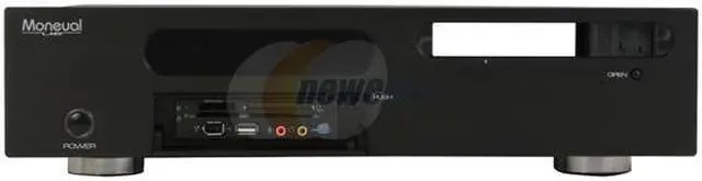 Alt view image 4 of 13 - Moneual Black Aluminum MONCASO 301 B Micro ATX Media Center / HTPC Case