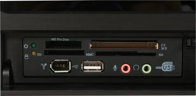 Alt view image 5 of 13 - Moneual Black Aluminum MONCASO 301 B Micro ATX Media Center / HTPC Case