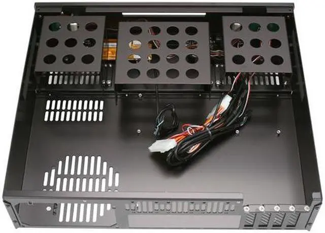 Alt view image 4 of 7 - Moneual Black Aluminum MonCaso 312B Micro ATX Media Center / HTPC Case