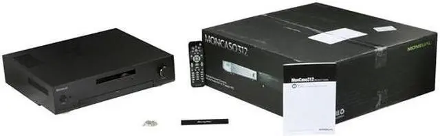 Alt view image 7 of 7 - Moneual Black Aluminum MonCaso 312B Micro ATX Media Center / HTPC Case